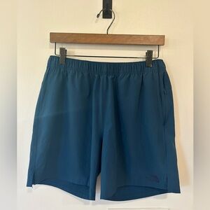 The North Face Flash Dry Shorts Mens Size Medium Blue Lightweight Outdoor Casual